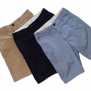 Abercrombie Kids 3 pair 9/10 shorts NWOT
